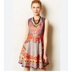 Anthropologie Pankaj and Nidhi Twilight Temple Dress. Size 2